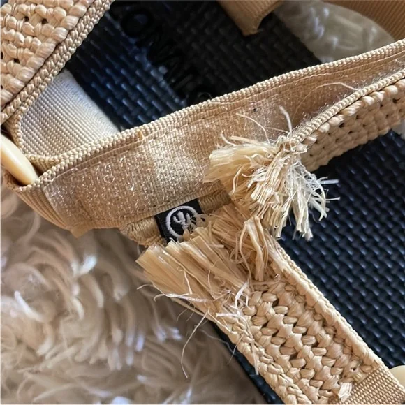 ARIZONA LOVE Trekky Raffia in Natural Sandals, Size EU 38 / 8 - Picture 5 of 10